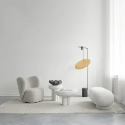 Mesa auxiliar Crown tall Ø45 cm, bone white*101 Copenhagen Sale
