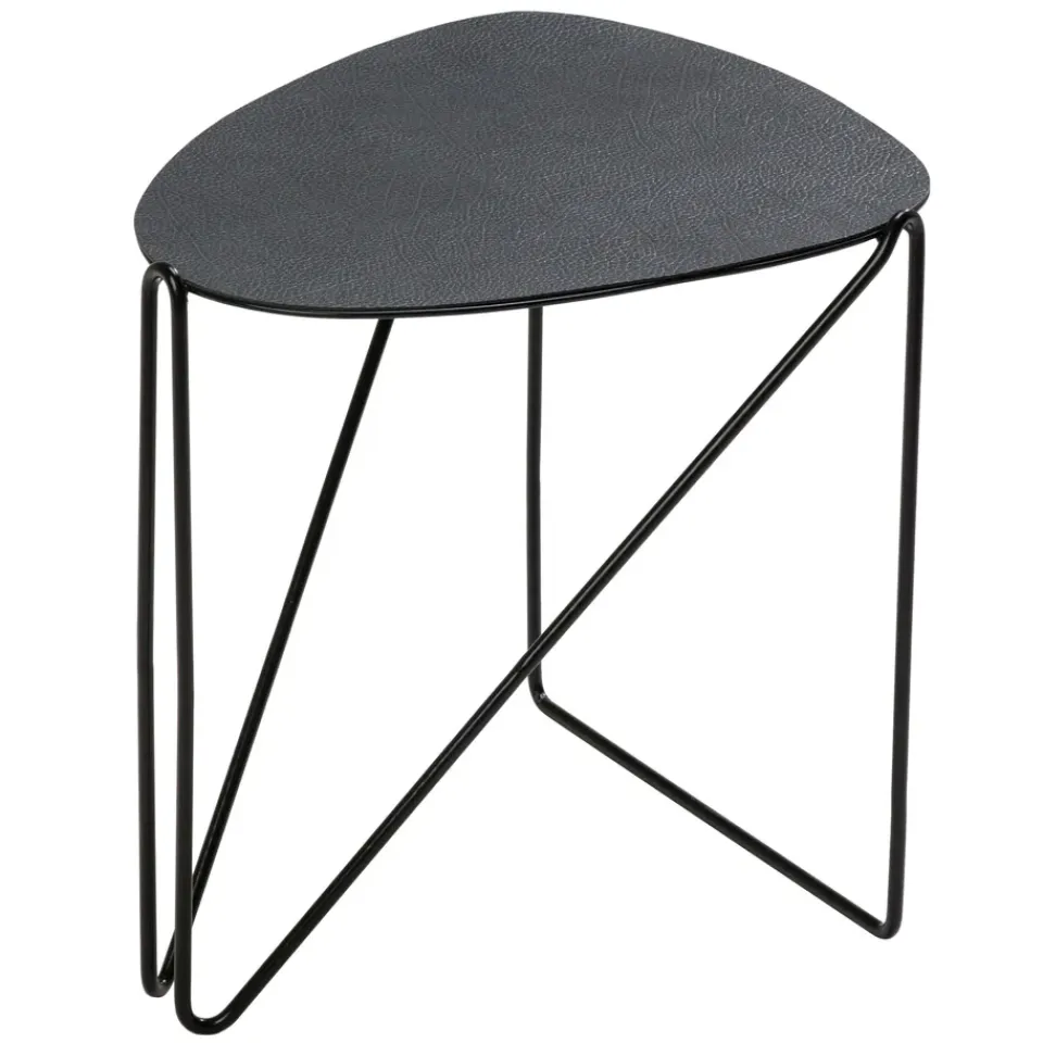 Mesa auxiliar Curve Chameleon Hippo, Black-anthracite*LIND DNA Outlet