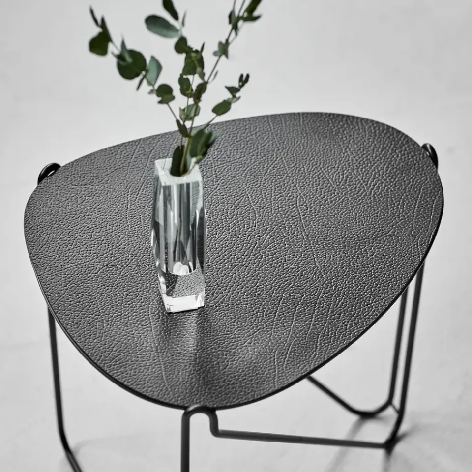 Mesa auxiliar Curve Chameleon Hippo, Black-anthracite*LIND DNA Outlet