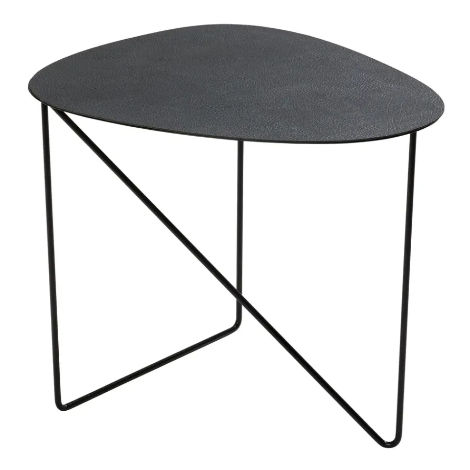 Mesa auxiliar Curve Hippo L, Black-anthracite*LIND DNA