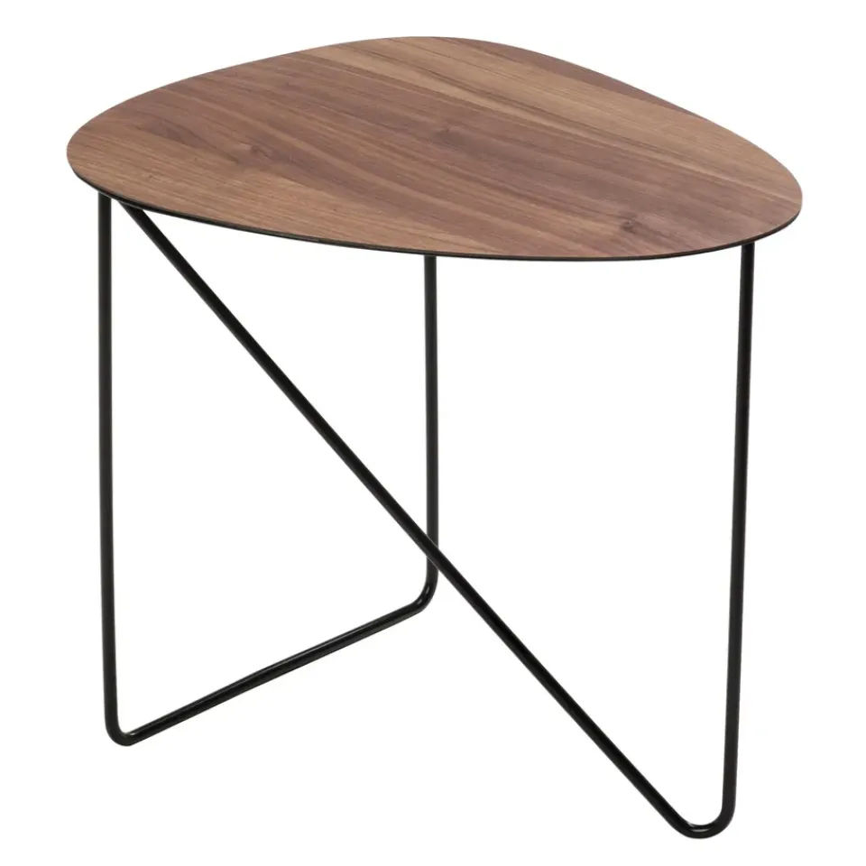 Mesa auxiliar Curve M, nogal*LIND DNA Hot