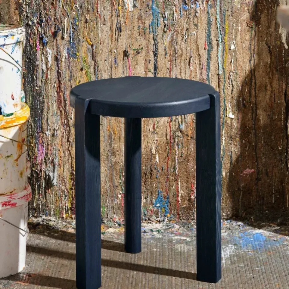 Mesa auxiliar D108 Ragnesminde Ø35 cm, medianoche*FDB Møbler Online