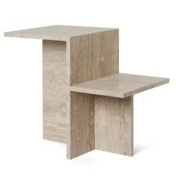 Mesa auxiliar Distinct 59,5x35x50 cm, Travertine*Ferm Living Clearance