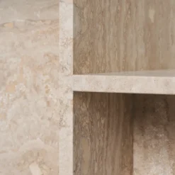 Mesa auxiliar Distinct 59,5x35x50 cm, Travertine*Ferm Living Clearance