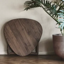 Mesa auxiliar Drop Leaf HM5, Walnut*&Tradition Best