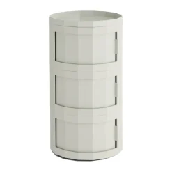 Mesa auxiliar Facet Cabinet 30, Misty grey*HAY