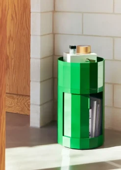 Mesa auxiliar Facet Cabinet 101, Spinach green*HAY
