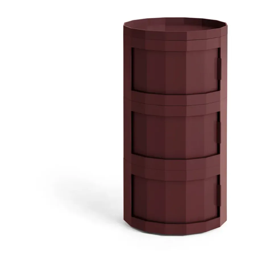 Mesa auxiliar Facet Cabinet 30, Burgundy*HAY Hot