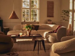 Mesa auxiliar Feve , Nogal, 42×42×45 cm*Ferm Living Sale