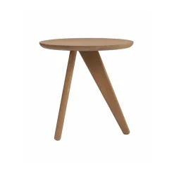 Mesa auxiliar Fin Ø40 cm, Light smoked*NORR11 Best