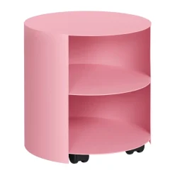 Mesa auxiliar Hide Ø38x41 cm, Light pink textured*Hem Best