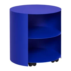 Mesa auxiliar Hide Ø38x41 cm, Ultramarine blue textured*Hem Clearance