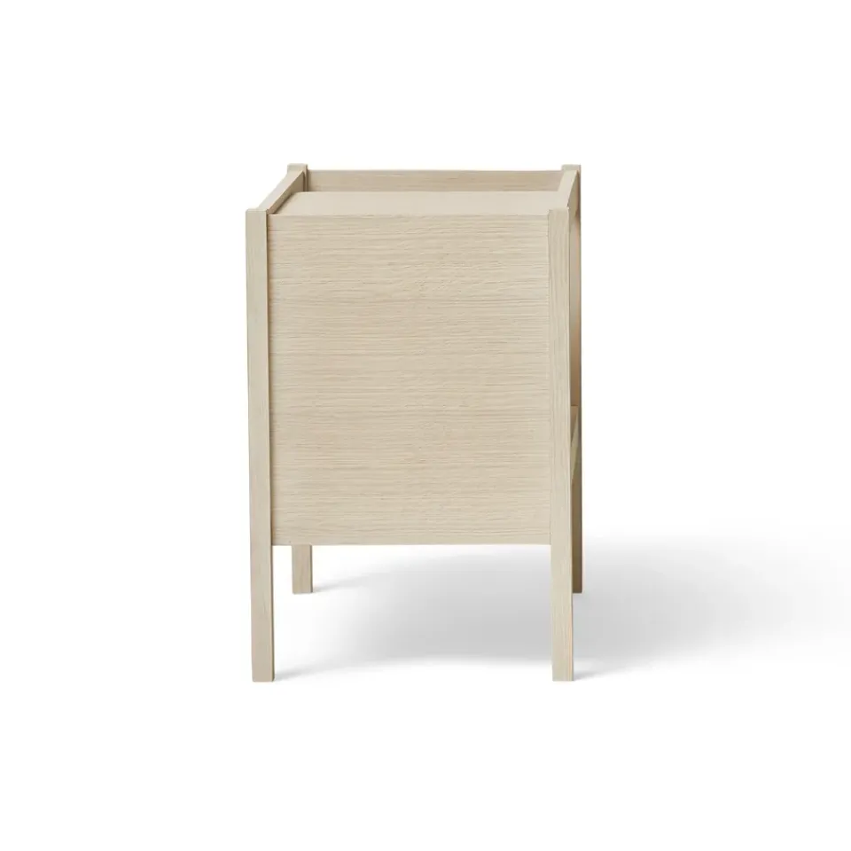 Mesa auxiliar Journal 29x43 cm, Roble blanco*Form & Refine Hot