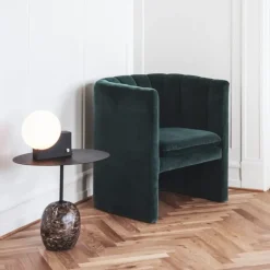 Mesa auxiliar Lato LN9, , mármol emparador*&Tradition Hot