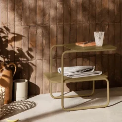 Mesa auxiliar Level , Olive*Ferm Living Discount