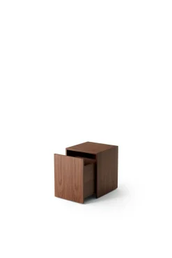 Mesa auxiliar Mass con cajón, Nogal*New Works New
