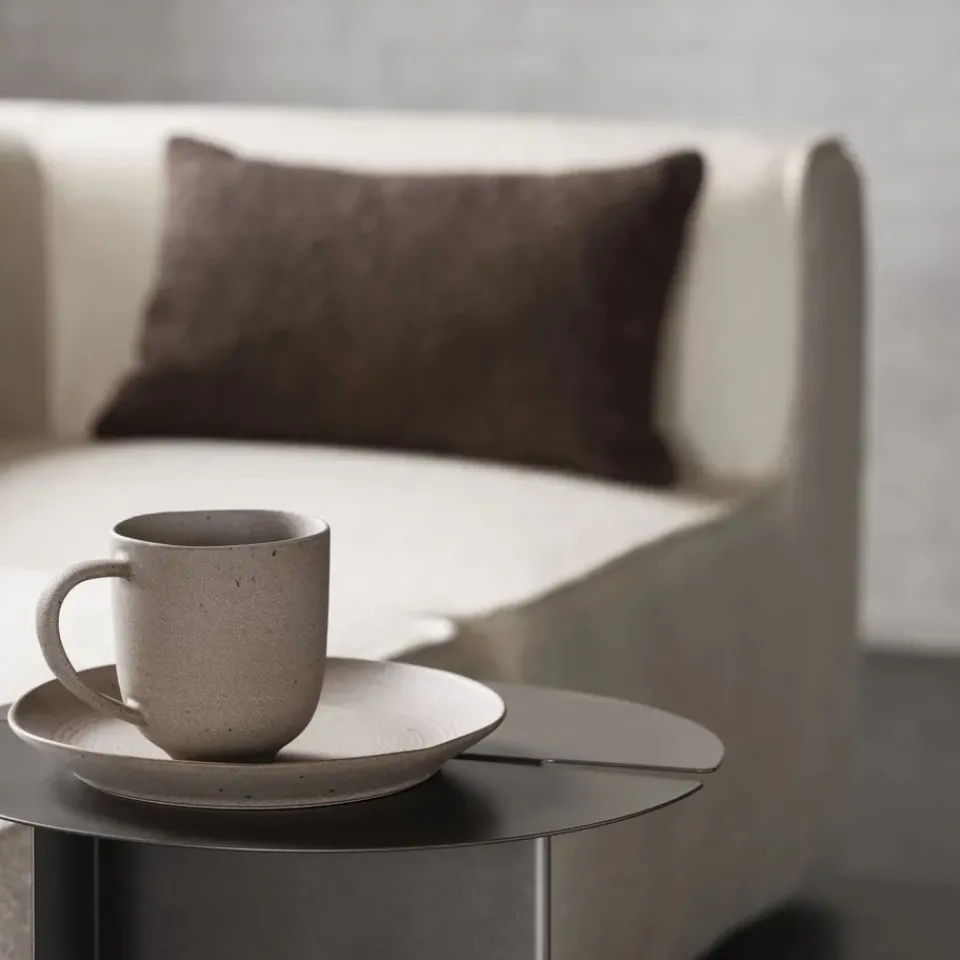 Mesa auxiliar ORU S, Ø35 cm, Burned metal*Blomus Outlet