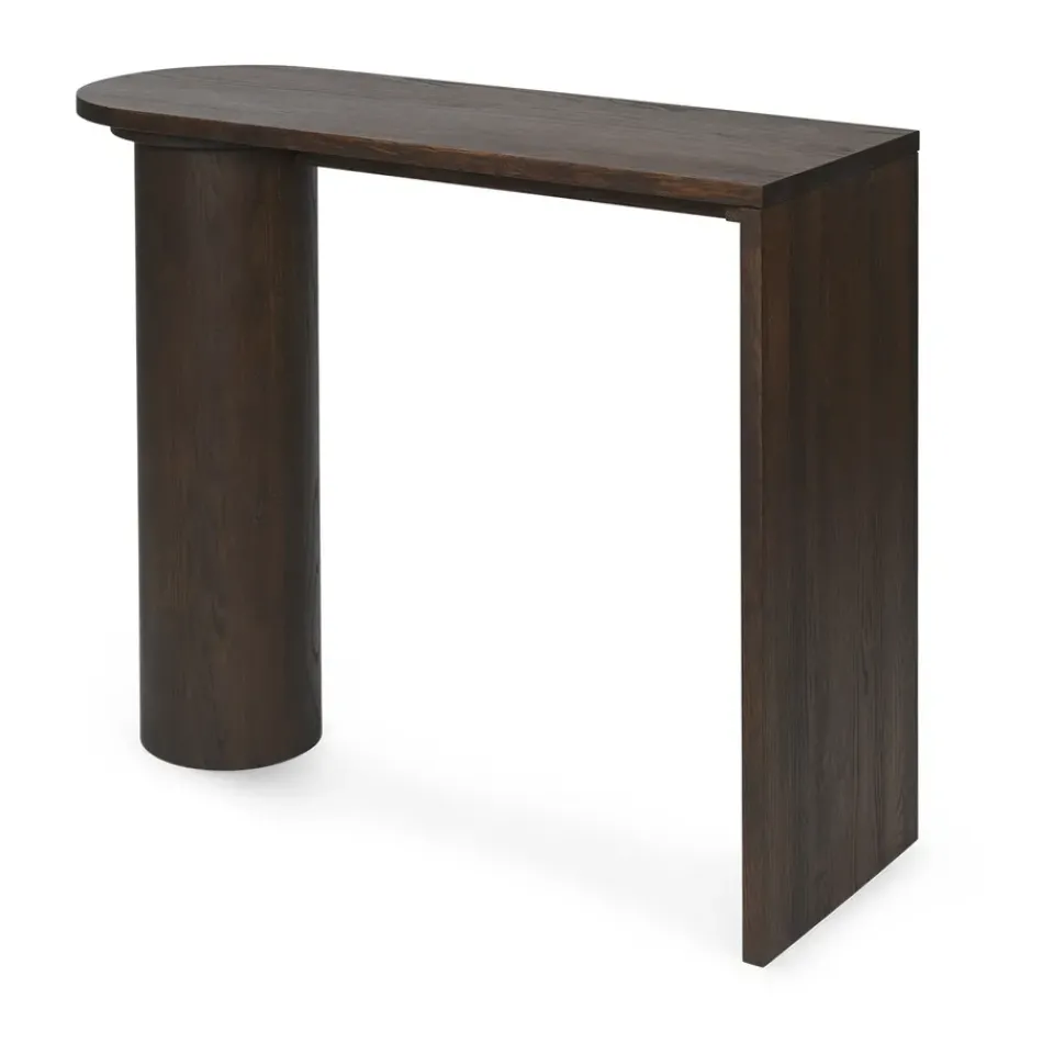Mesa auxiliar Pylo Console Table 85x36x100 cm, Roble manchado oscuro*Ferm Living Sale
