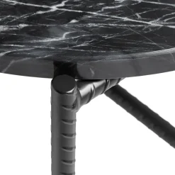 Mesa auxiliar Rebar Ø45 cm, Black marble-black*HAY Online