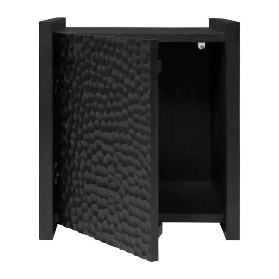 Mesa auxiliar Scarni, Fresno tintado oscuro, 38×40×45 cm*Ferm Living Discount