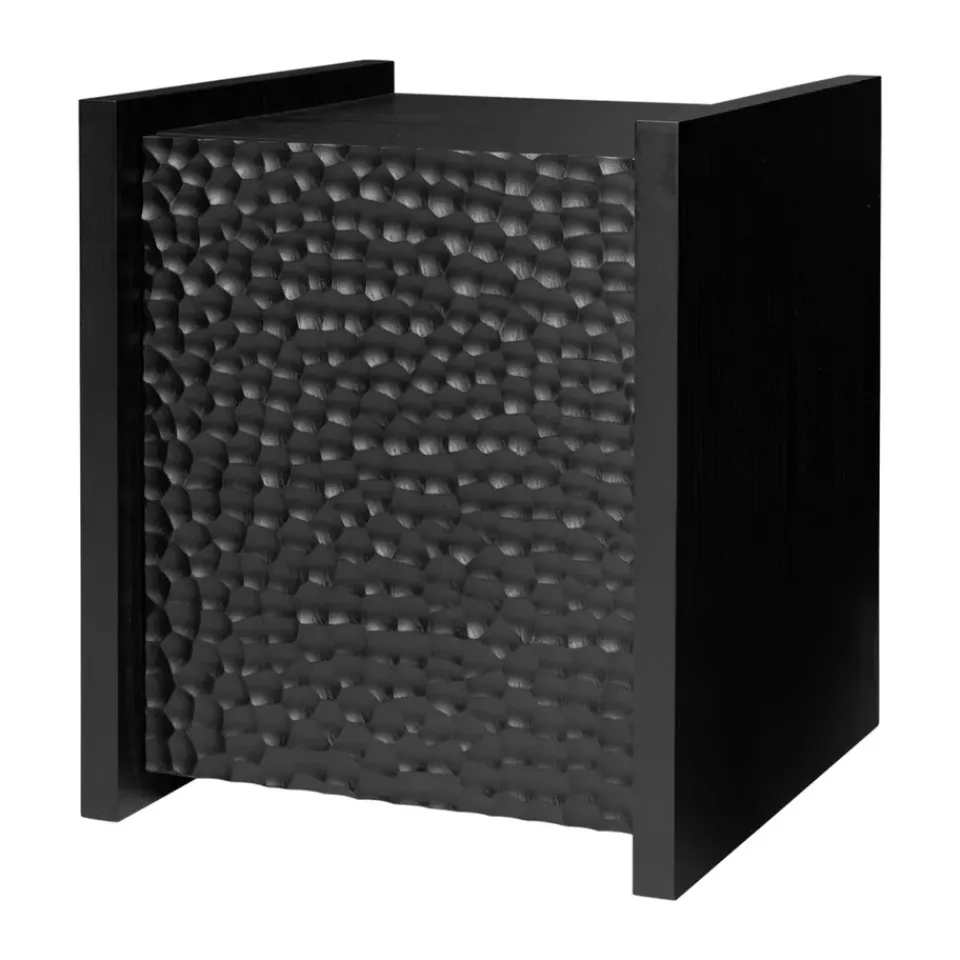Mesa auxiliar Scarni, Fresno tintado oscuro, 38×40×45 cm*Ferm Living Discount