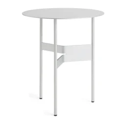 Mesa auxiliar Shim coffee table Ø45 cm, Silver grey*HAY