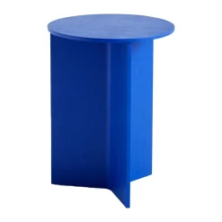 Mesa auxiliar Slit high Ø35 cm, Vivid blue*HAY