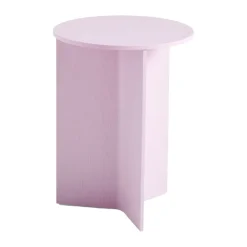Mesa auxiliar Slit high Ø35 cm, Pink lacquered oak*HAY Online