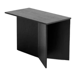Mesa auxiliar Slit Oblong 27,5x49 cm, Black lacquered oak*HAY Online