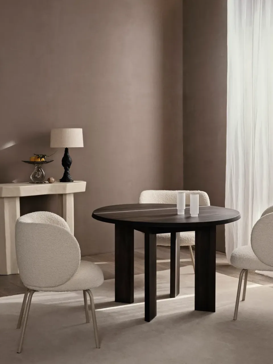Mesa auxiliar Staffa console table 33,4x100,8x85 cm, Ivory*Ferm Living Best