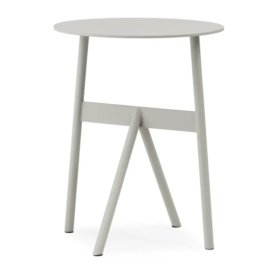 Mesa auxiliar Stock Table Ø37 cm H:46 cm, Warm Grey*Normann Copenhagen Sale