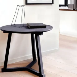 Mesa auxiliar Tripod, Oak-Wax oil small 56x46 cm*Ethnicraft Online