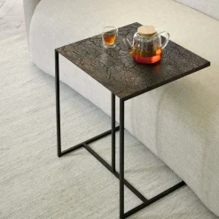 Mesa auxiliar Triptic 51x45 cm, Whiskey-Black*Ethnicraft Sale