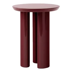 Mesa auxiliar Tung JA3, burgundy red*&Tradition New