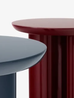 Mesa auxiliar Tung JA3, burgundy red*&Tradition New