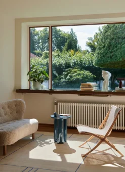 Mesa auxiliar Tung JA3, Steel blue*&Tradition Online
