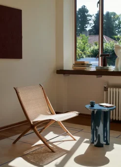 Mesa auxiliar Tung JA3, Steel blue*&Tradition Online