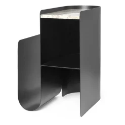 Mesa auxiliar Vault 40,2x33,4x50 cm, Black*Ferm Living Best