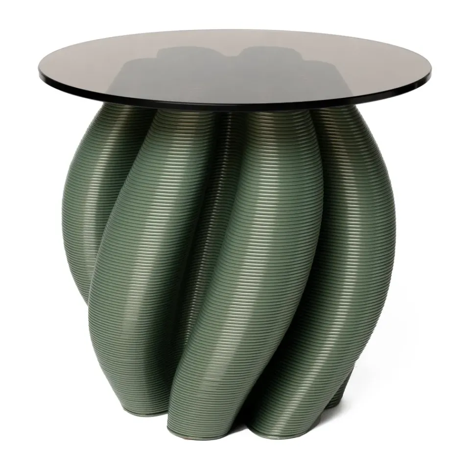 Mesa auxiliar Water lily Ø50 cm, Olive*Ekbacken Studios Clearance