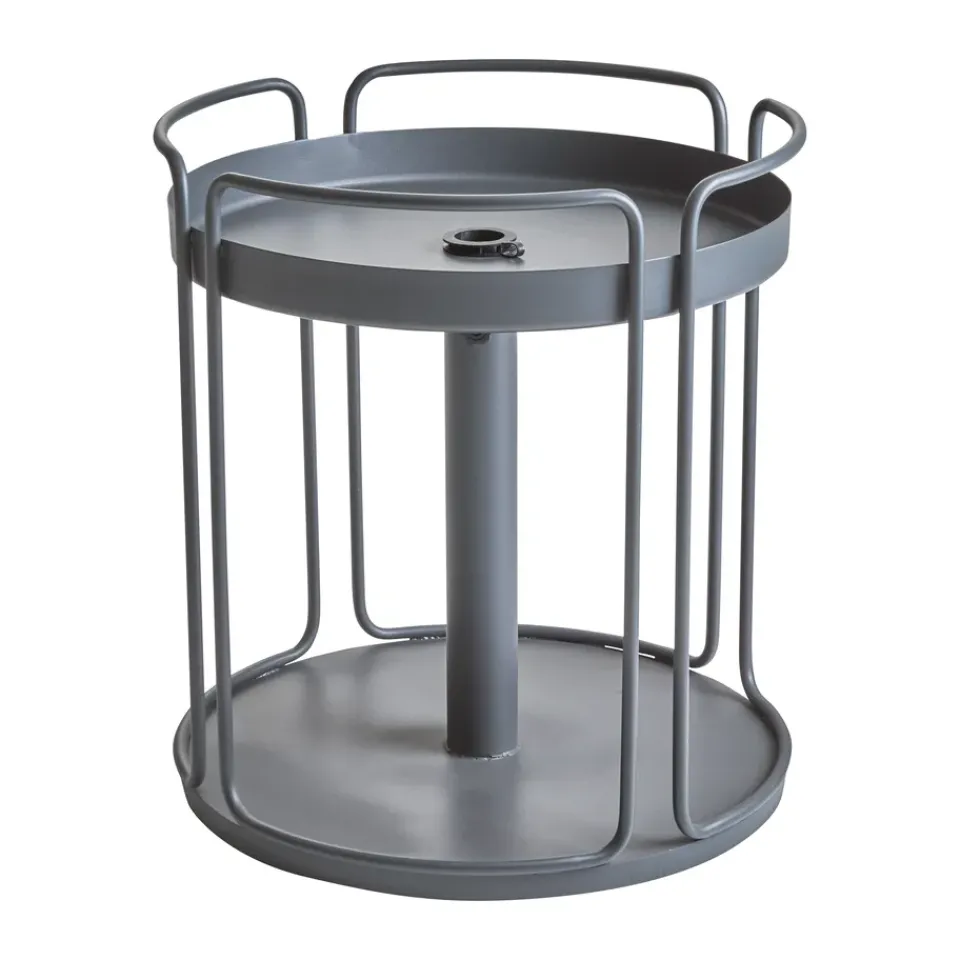 Mesa auxiliar y base para sombrilla Shady, Anthracite*Brafab Online