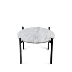 Mesa bandeja Single Deck, mármol , estructura negra*OX Denmarq Sale