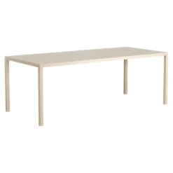 Mesa Bespoke 90x200 cm, roble pigmentado blanco*Swedese New
