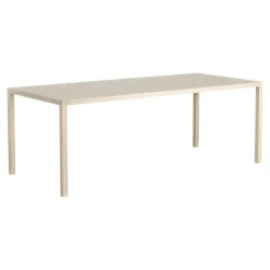 Mesa Bespoke 90x200 cm, roble pigmentado blanco*Swedese New