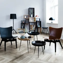 Mesa Bowl medium, mango natur, base negra*Mater Outlet
