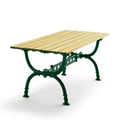 Mesa Byarum 142x72 cm, Pino impregnado, soporte verde*Byarums bruk Best