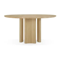 Mesa comedor Roller Max, Roble, Ø150 cm*Ethnicraft Outlet