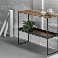 Mesa consola Console Bull 2 pisos, Nature*LIND DNA Sale