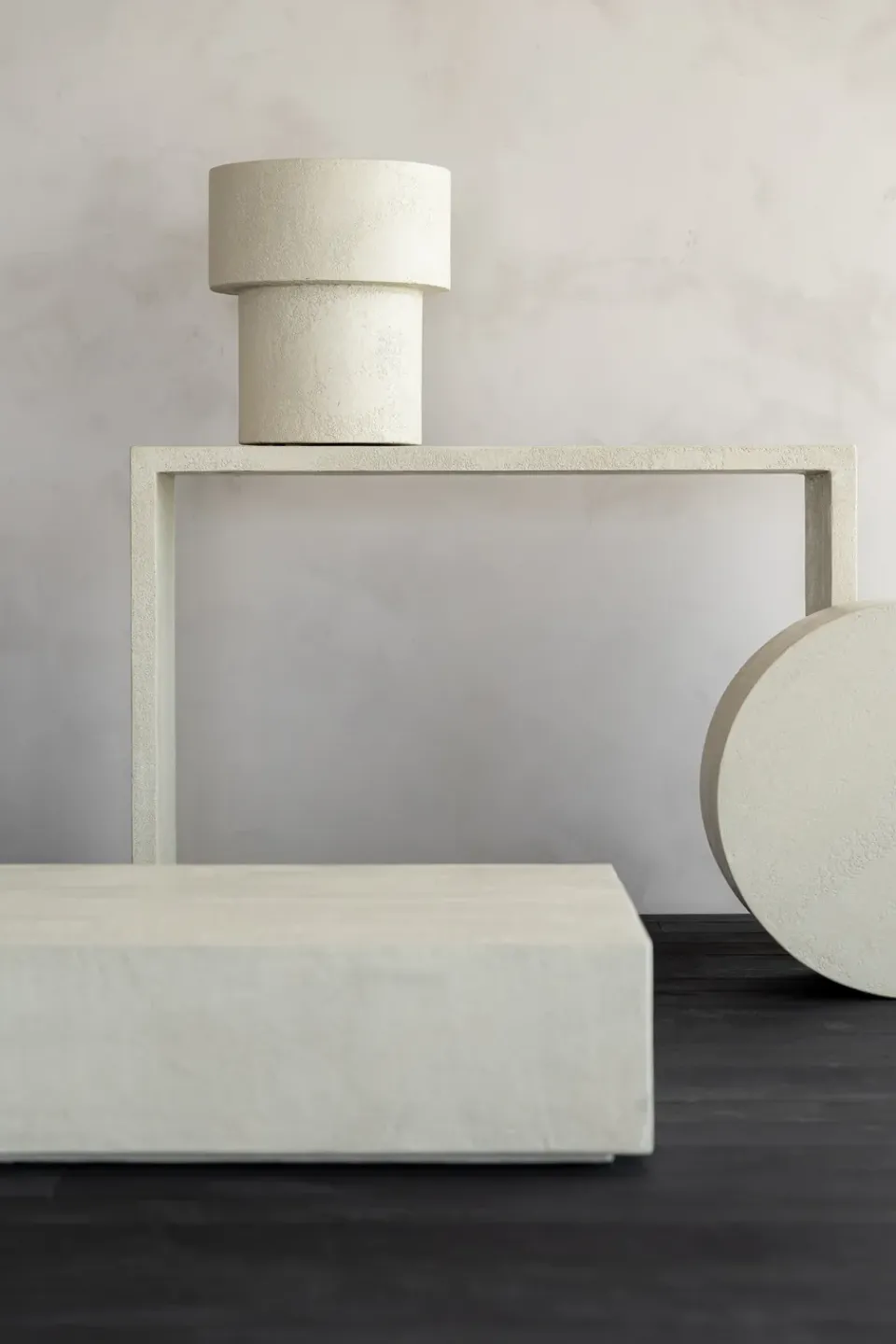 Mesa consola Elements, Off white*Ethnicraft Discount