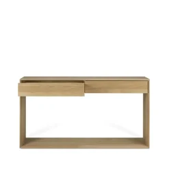 Mesa consola Nordic, Roble lacado dos cajones 160x40 cm*Ethnicraft Hot