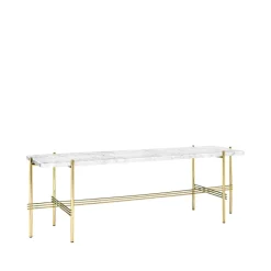 Mesa consola TS Console 1, Mármol , base de latón*GUBI Discount